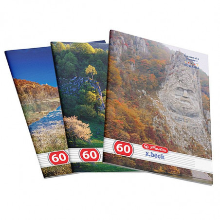 Set 10 caiete Herlitz Romania A4, dictando, 60 File Set 10 caiete Herlitz Romania A4, dictando, 60 File