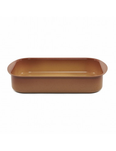 TAVA ALUMINIU 35X25X7.2 CM, CERÂMICA DO BRAZIL, COOKING BY