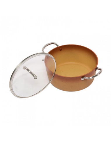 SEMIOALA ALUMINIU+CAPAC, 24x10.5 CM, 4.2 L, CERÂMICA DO BRAZIL