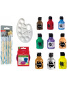 Set pictura Ocaldo, tempera 150 ml 9 bucati - diverse culori Set pictura Ocaldo, tempera 150 ml 9 bucati - diverse culori