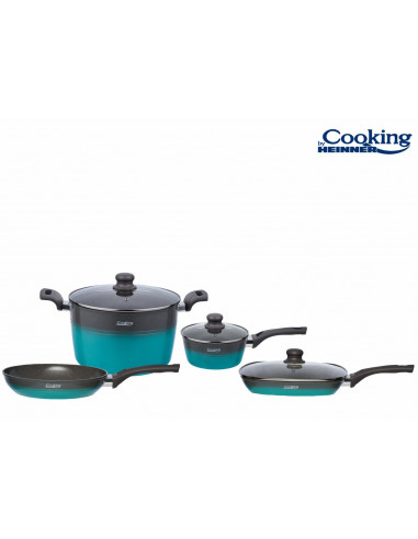 SET GATIT 7 PIESE ALUMINIU, GREEN COOK, COOKING BY