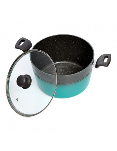 SET GATIT 7 PIESE ALUMINIU, GREEN COOK, COOKING BY