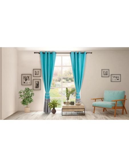 Set 2 draperii bumbac 140x270 cm EMA,HR-DR140-EMA