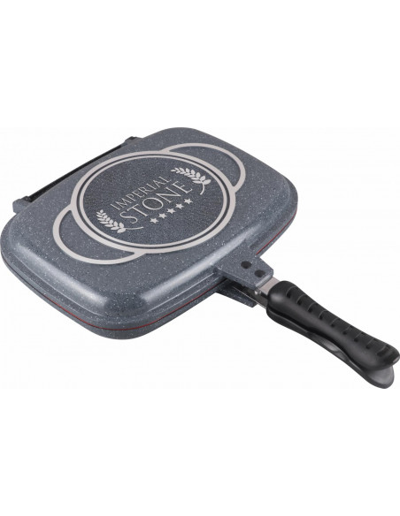 TIGAIE DUBLA ALUMINIU 32x24x7.5CM, GREY LINE, IMPERIAL