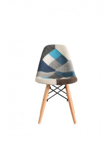 Scaun tapitat Heinner Truly patch Sky,HR-CHRTRLPH-SKY