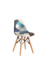 Scaun tapitat Heinner Truly patch Sky,HR-CHRTRLPH-SKY