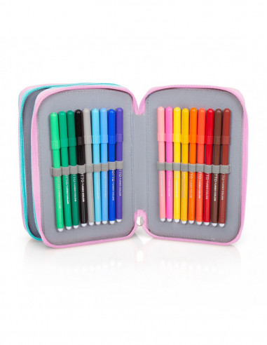 Set scoala Minnie 4 - Ghiozdan scoala si penar echipat cu 3