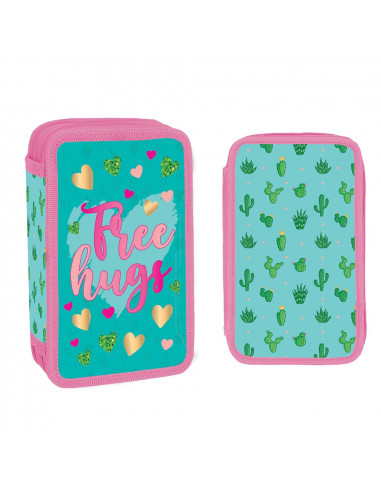 Penar echipat, 2 fermoare, 29 piese, FREE HUGS - S-COOL,SC1607