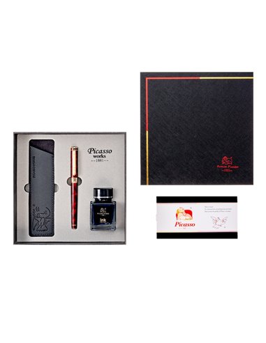 SET STILOU+CALIMARA+ETUI PICASSO 9902R,9902R