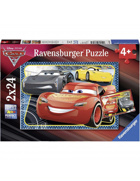 Puzzle Cars 3, 2X24 Piese,RVSPC07816