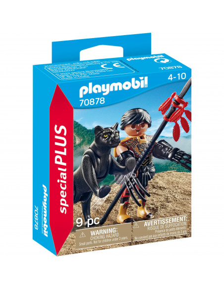 Playmobil - Luptator Cu Pantera,70878