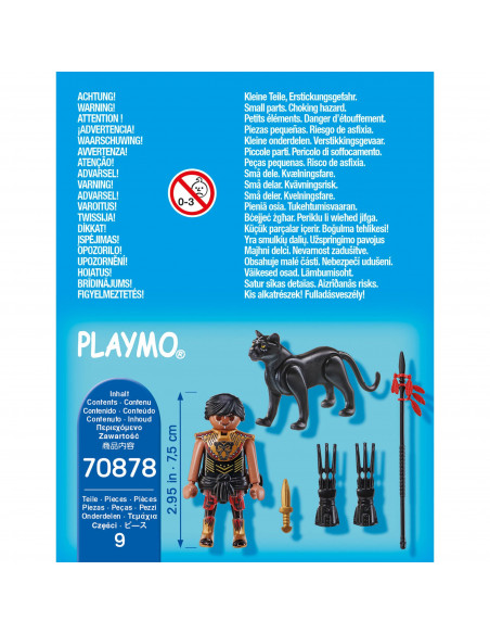 Playmobil - Luptator Cu Pantera,70878