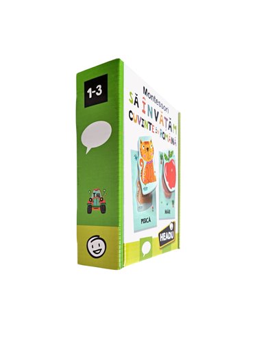 Headu Montessori - Sa Invatam Cuvinte In Romana,HE53115