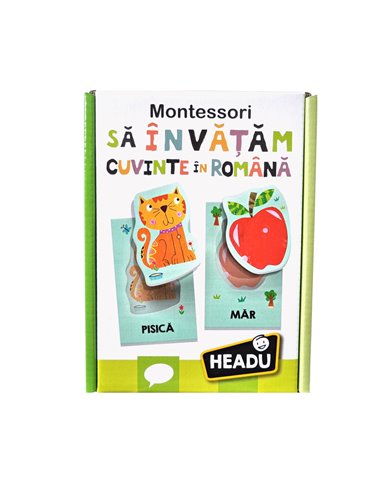 Headu Montessori - Sa Invatam Cuvinte In Romana,HE53115