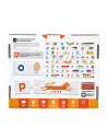 Headu Montessori - Joc Tactil Abc Romana,HE53122