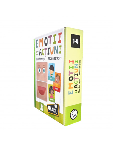 Headu Montessori - Carti Emotii Si Actiuni In Romana,HE53139