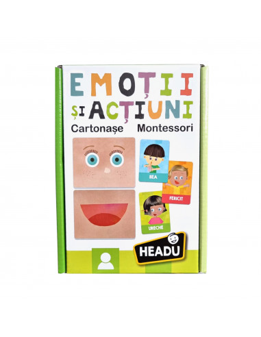 Headu Montessori - Carti Emotii Si Actiuni In Romana,HE53139