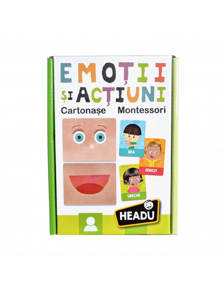 Headu Montessori - Carti Emotii Si Actiuni In Romana,HE53139