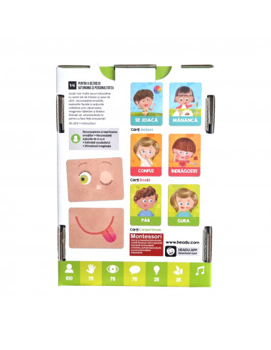 Headu Montessori - Carti Emotii Si Actiuni In Romana,HE53139