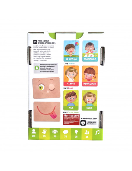 Headu Montessori - Carti Emotii Si Actiuni In Romana,HE53139