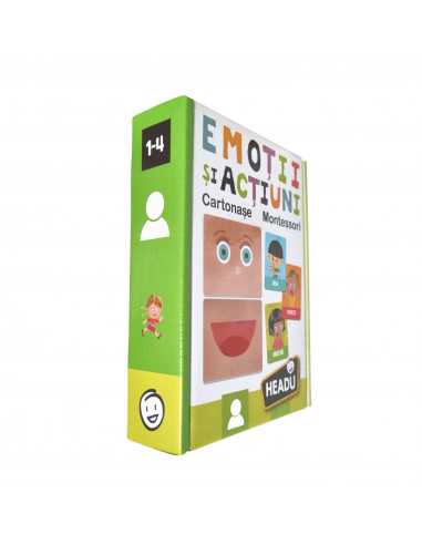 Headu Montessori - Carti Emotii Si Actiuni In Romana,HE53139
