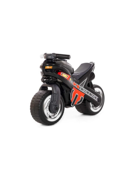 Motocicleta fara pedale, MX-ON, neagra, 70x30x49,3 cm