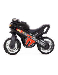 Motocicleta fara pedale, MX-ON, neagra, 70x30x49,3 cm 2