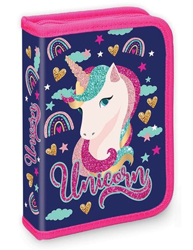 Set scoala Unicorn 4 - Ghiozdan scoala si penar echipat cu