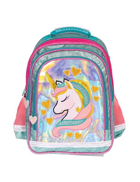Set scoala Unicorn 3 - Ghiozdan scoala ergonomic si penar