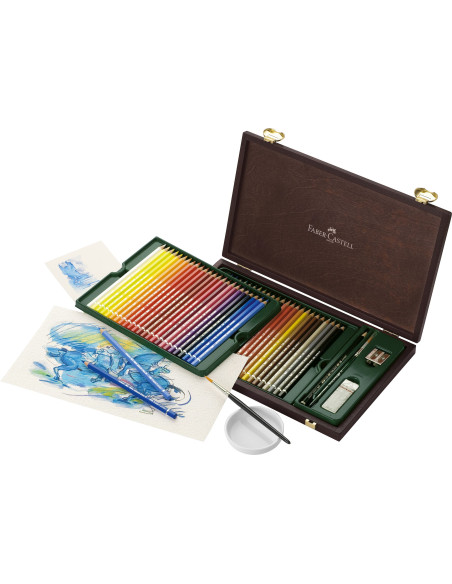 FC117506,CUTIE LEMN 48 BUC CREIOANE ACUARELA A.DURER FABER-CASTELL