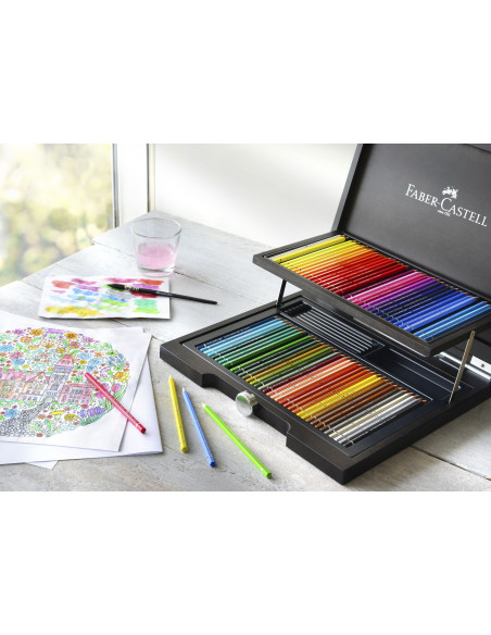 FC117572,CUTIE LEMN 72 BUC CREIOANE ACUARELA A.DURER FABER-CASTELL