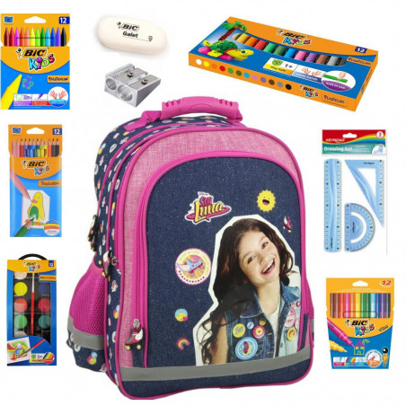 Set Scoala Soy Luna 2 - Ghiozdan, Culori, Carioci, Acuarele Set Scoala Soy Luna 2 - Ghiozdan, Culori, Carioci, Acuarele