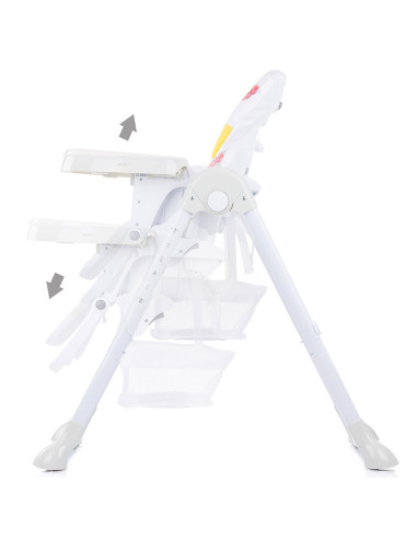 Scaun de masa Chipolino Maxi platinum,STHMX02201PL
