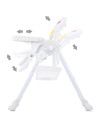 Scaun de masa Chipolino Maxi platinum,STHMX02201PL