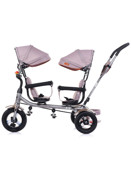 Tricicleta gemeni Chipolino 2Play humus,TRK2P0223HU