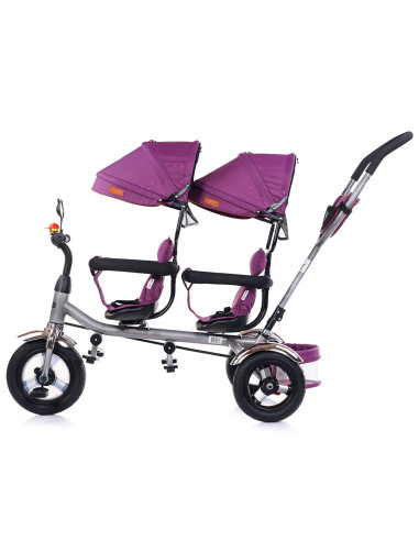 Tricicleta gemeni Chipolino 2Play lilac,TRK2P0224LL