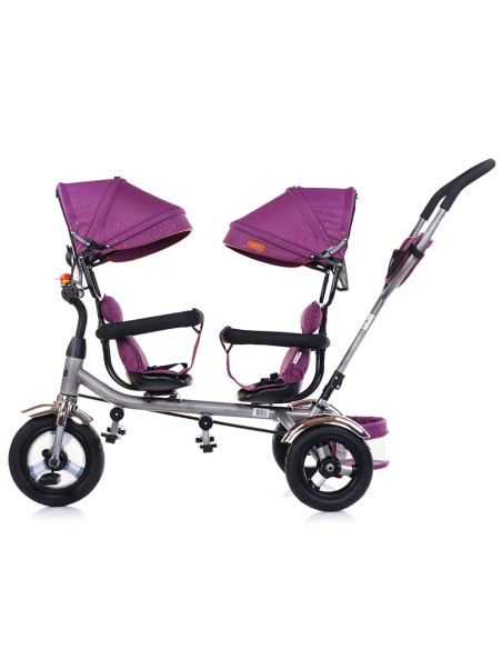 Tricicleta gemeni Chipolino 2Play lilac,TRK2P0224LL