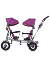 Tricicleta gemeni Chipolino 2Play lilac,TRK2P0224LL