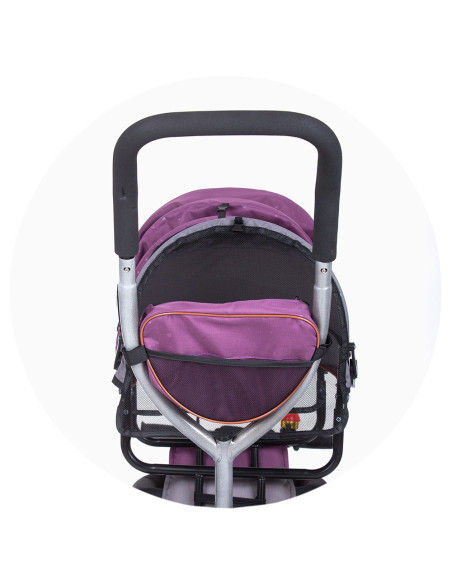Tricicleta gemeni Chipolino 2Play lilac platinum,TRK2P0225LP