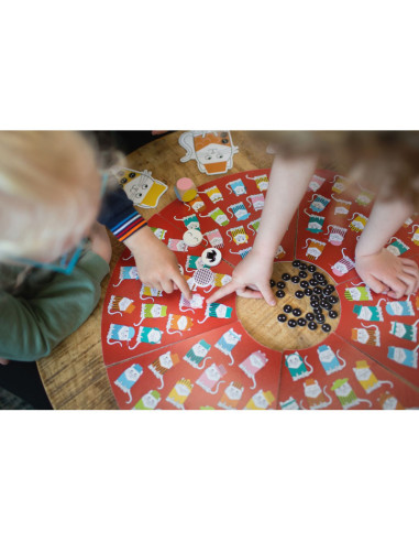 Pisici cu palarii, joc de atentie, BS Toys,GA397