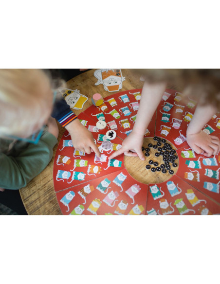 Pisici cu palarii, joc de atentie, BS Toys,GA397