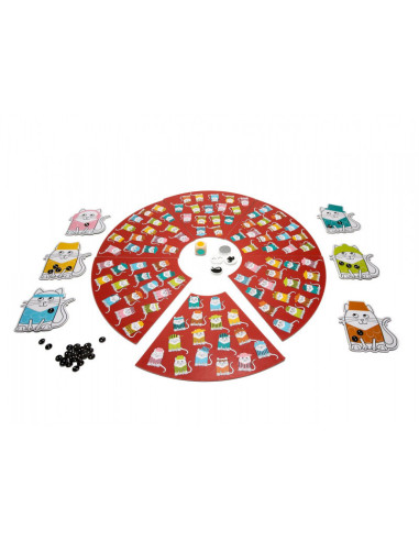 Pisici cu palarii, joc de atentie, BS Toys,GA397