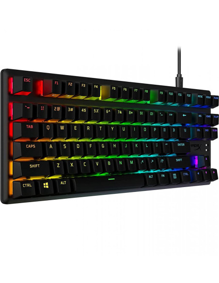 639N7AA#ABA,Tastatura HP HyperX Alloy Origins Core Pbt, Tastatura mecanica, Cablu USB Type-C detasabil, Iluminare RGB, Anti-Ghos