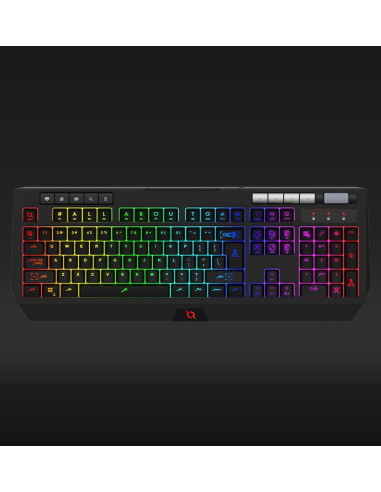 Tastatura AQIRYS Capella Black, cu fir, switch-uri silent, 114