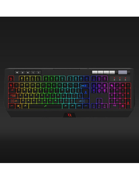 Tastatura AQIRYS Capella Black, cu fir, switch-uri silent, 114