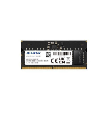 AD5S48008G-S,Memorie RAM ADATA, SO-DIMM, DDR5, 8GB, CL40, 4800MHz