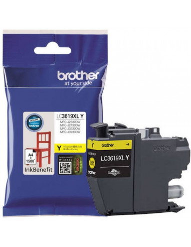 Brother LC3619XLY, Ink Cartridge HC Yellow,LC3619XLY