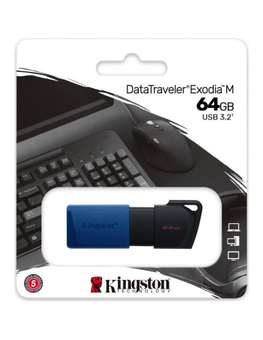 MEMORY DRIVE FLASH USB3.2/64GB DTXM/64GB KINGSTON,DTXM/64GB