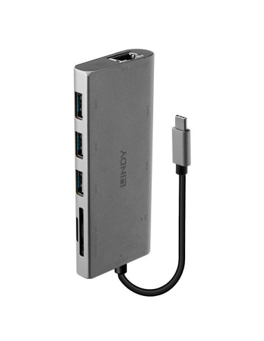 Mini Dock Laptop Lindy USB 3.1 Type C - HDMI, VGA, USB 3.1