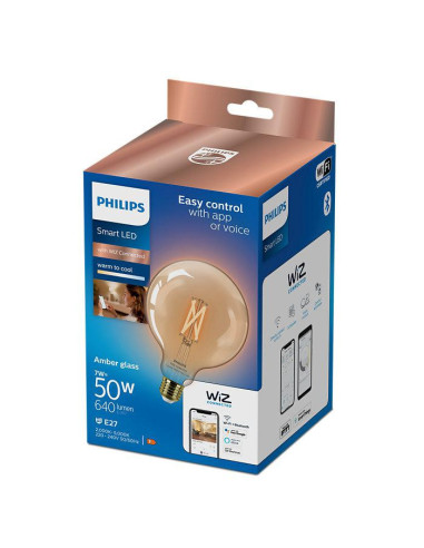 Bec LED inteligent vintage Philips filament chihlimbariu